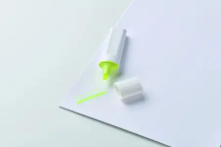 Subrayador marcador texto cuerpo RPET reciclado