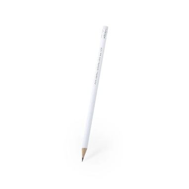 Lápiz madera antibacteriano con goma 18,6 cm