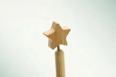 Bolígrafo bambú estrella Ecológico Personalizado 7CX1581