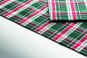 Set de mantel de algodón a cuadros con 4 servilletas - Imagen 3