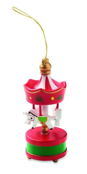 Adorno carrusel de madera Ecológico Personalizado 7CX1604