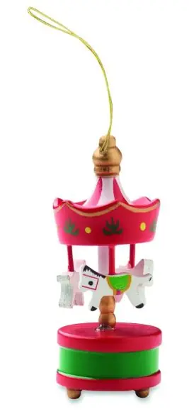Adorno carrusel de madera Ecológico Personalizado 7CX1604