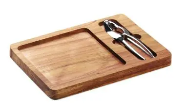 Set cascanueces de acacia Ecológica Personalizada 7MO2627