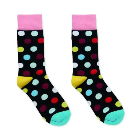 Calcetines estampados alegres Ecológico Personalizado 7MO3100