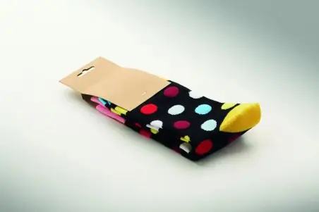 Calcetines estampados alegres Ecológico Personalizado 7MO3100