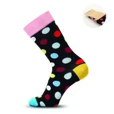 Calcetines estampados alegres Ecológico Personalizado 7MO3101