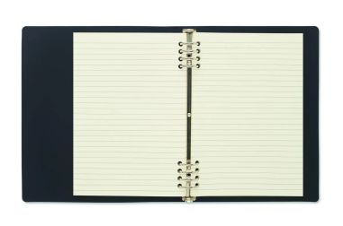 Cuaderno A5 recargable de espiral con cubierta PU reciclado