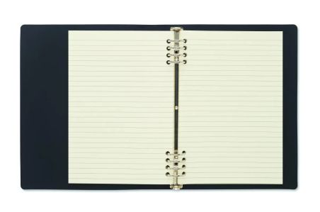 Cuaderno A5 recargable de espiral con cubierta PU reciclado