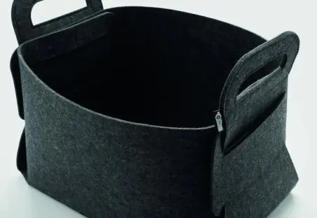 Cesta plegable de fieltro RPET Ecológica Personalizada 7MO3106