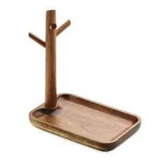 Porta llaves madera de acacia Ecológica Personalizada 7MO3109