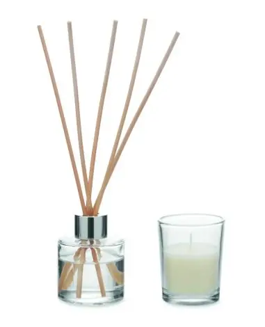 Set vela y difusor de vainilla Ecológica Personalizada 7MO3112