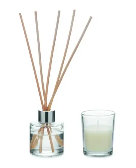 Set vela y difusor de vainilla Ecológica Personalizada 7MO3112