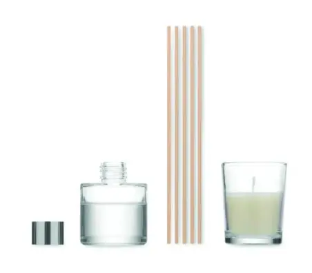Set vela y difusor de vainilla Ecológica Personalizada 7MO3112
