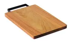Tablero acacia con asa acero Ecológico Personalizado 7MO3165