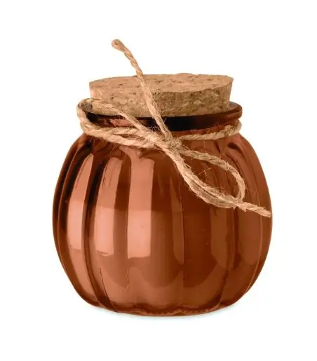 Vela cera vegetal de vainilla Ecológica Personalizada 7MO3193