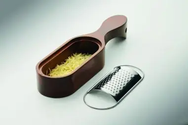 Rallador de queso de acacia Ecológico Personalizado 7MO3196