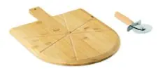 Tabla cortador pizza de bambú Ecológica Personalizada 7MO3202