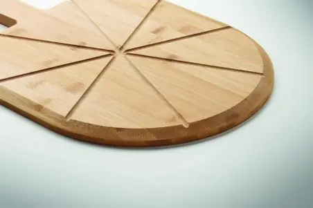Tabla cortador pizza de bambú Ecológica Personalizada 7MO3202