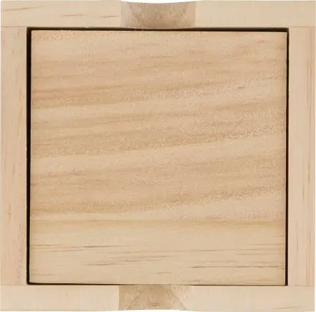Sudoku de madera de pino con tablero elevable