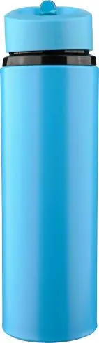 Bidón acero reciclado Zeno 500 ml con pajita