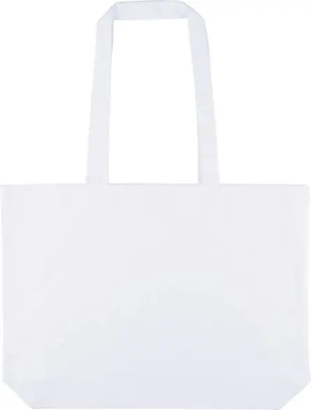 Bolsa tote algodón 140 g/m² refuerzo 10 cm