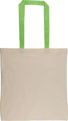 Bolsa tote algodón 140 g/m² asas color