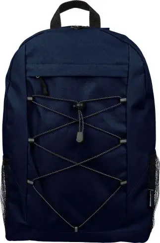 Mochila deportiva rPET 600D con bandas elásticas
