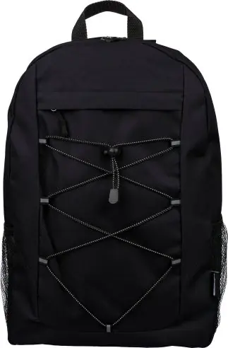 Mochila deportiva rPET 600D con bandas elásticas