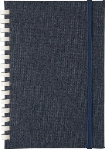 Cuaderno Ilias rPET A5 80h 70gsm espiral cartón FSC