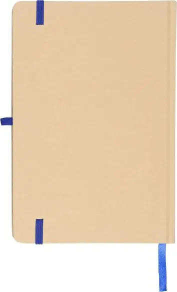 Cuaderno Kraft A5 80p 70gsm aluminio efecto espejo FSC