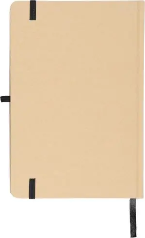 Cuaderno Kraft A5 80p 70gsm aluminio efecto espejo FSC