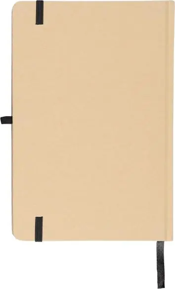 Cuaderno Kraft A5 80p 70gsm aluminio efecto espejo FSC