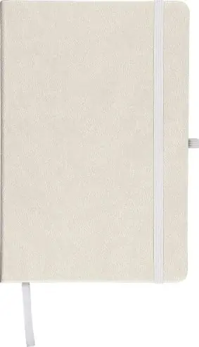 Cuaderno PU reciclado A5 80p 70gsm FSC grabado relieve