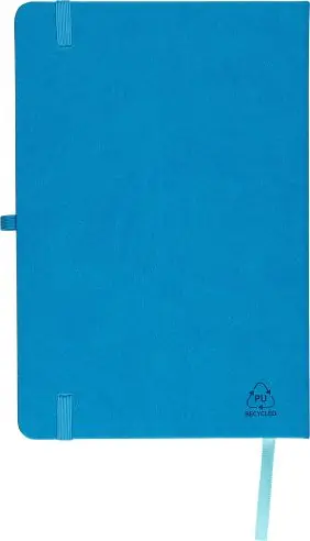Cuaderno PU reciclado A5 80p 70gsm FSC grabado relieve