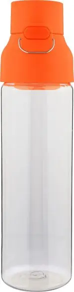 Botella Tritan Dune 750 ml cuerpo transparente cierre botón