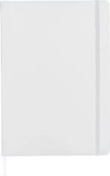 Cuaderno A4 PU reciclado 96p 65gsm FSC banda elástica