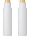 Botella termo acero 500 ml tapón símil bambú - Imagen 75