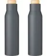 Botella termo acero 500 ml tapón símil bambú - Imagen 81