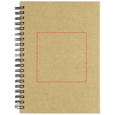 Libreta espiral papel reciclado 60 hojas