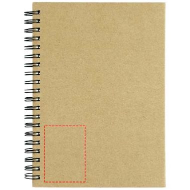 Libreta espiral papel reciclado 60 hojas