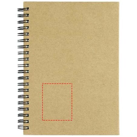 Libreta espiral papel reciclado 60 hojas