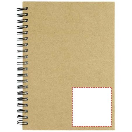 Libreta espiral papel reciclado 60 hojas