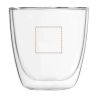 Set 2 tazas café cristal doble pared 200 ml estuche lujo - Imagen 8