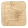 Vela cuadrada en soporte de vidrio con tapa de bambú Ecológica Personalizada 6126354 - Imagen 9