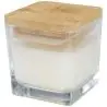 Vela cuadrada en soporte de vidrio con tapa de bambú Ecológica Personalizada 6126354 - Imagen 14