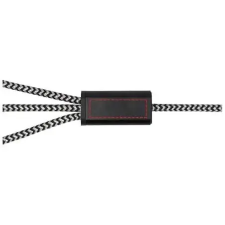 Cable de carga 5 en 1 de aluminio reciclado y RPET de Ecológica Personalizada 6124492