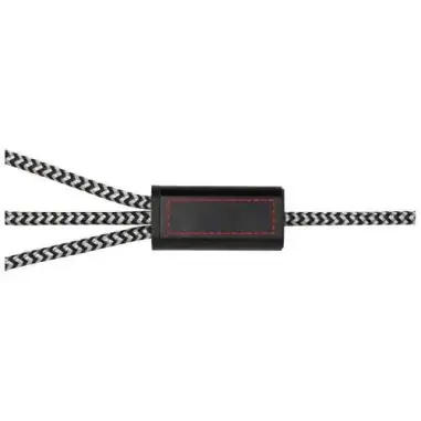 Cable de carga 5 en 1 de aluminio reciclado y RPET de Ecológica Personalizada 6124492