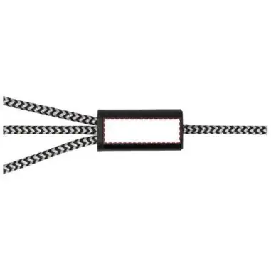 Cable de carga 5 en 1 de aluminio reciclado y RPET de Ecológica Personalizada 6124492