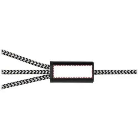 Cable de carga 5 en 1 de aluminio reciclado y RPET de Ecológica Personalizada 6124492