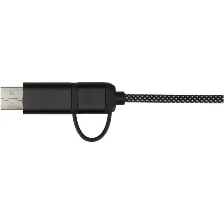 Cable de carga magnético 5 en 1 SMART de 65 W y 100 cm con certificación RCS Ecológica Personalizada 6124495